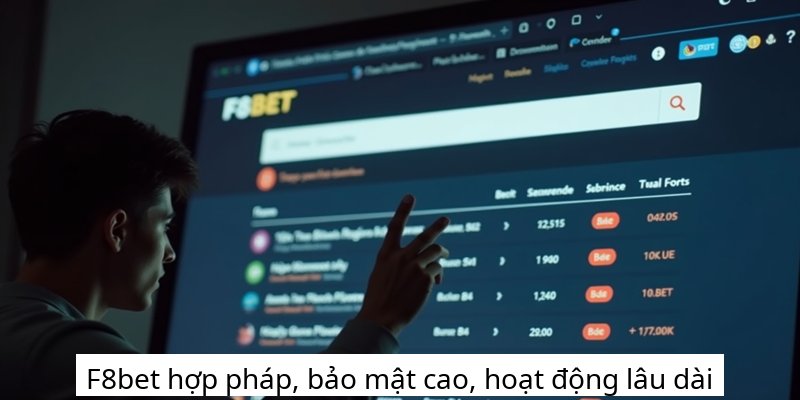 F8bet hợp pháp, bảo mật cao, hoạt động lâu dài